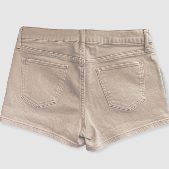 Uniqlo Tan Shortie Jeans Shorts S - Picture 2 of 6